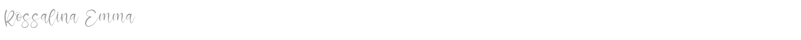 Rossalina Emma font preview